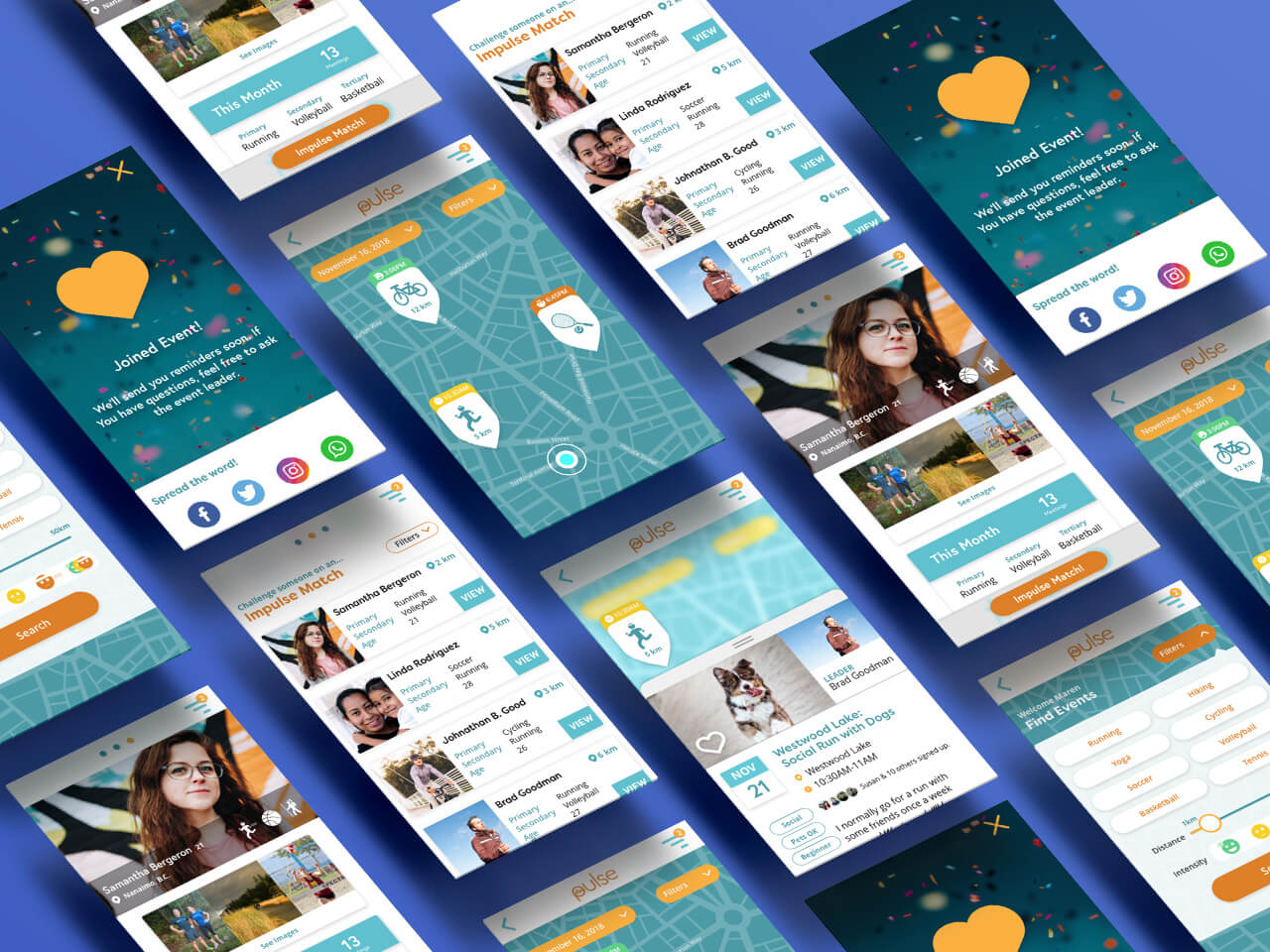Final screens mockup