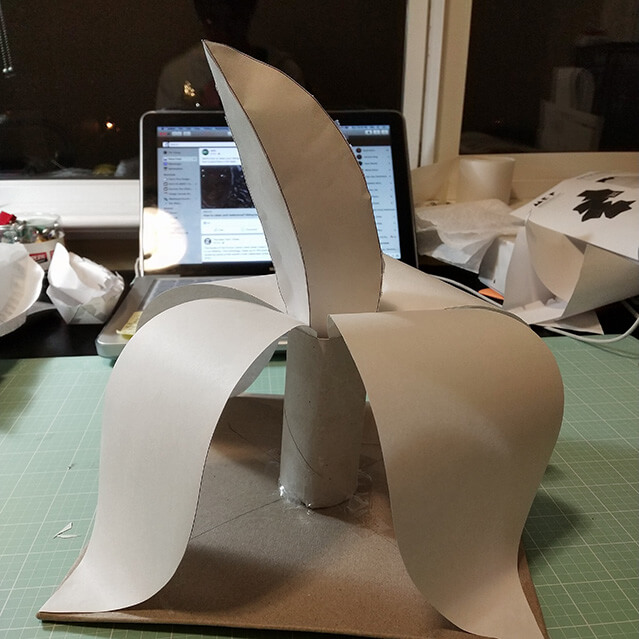 Shape explorations for popup tent