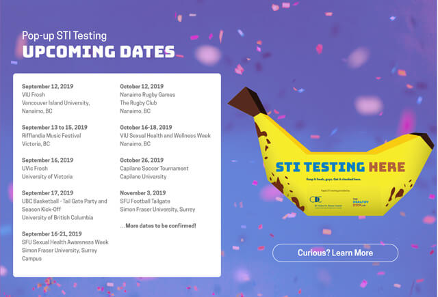 Webpage draft for event dates